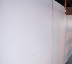 basement wall waterproofed