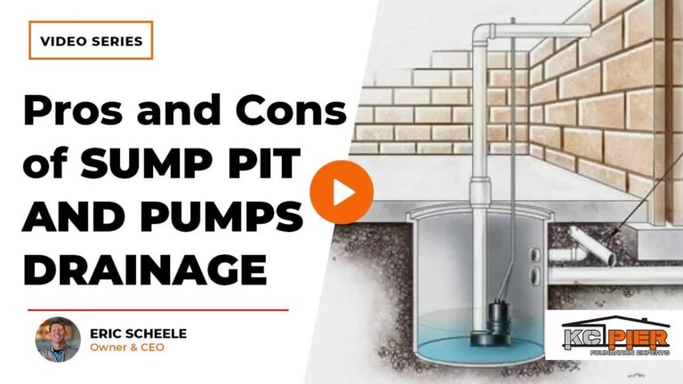 sump pit and pumps drainage