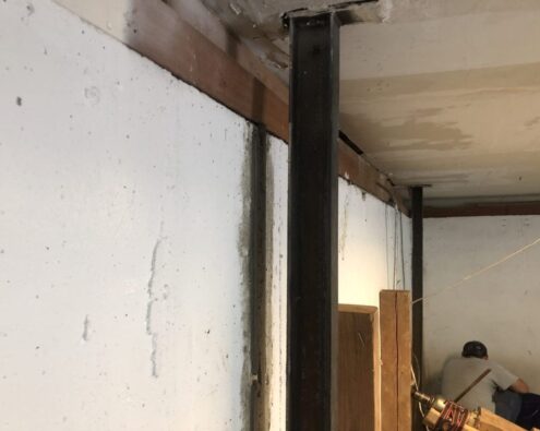 foundation settling due to shifting soil