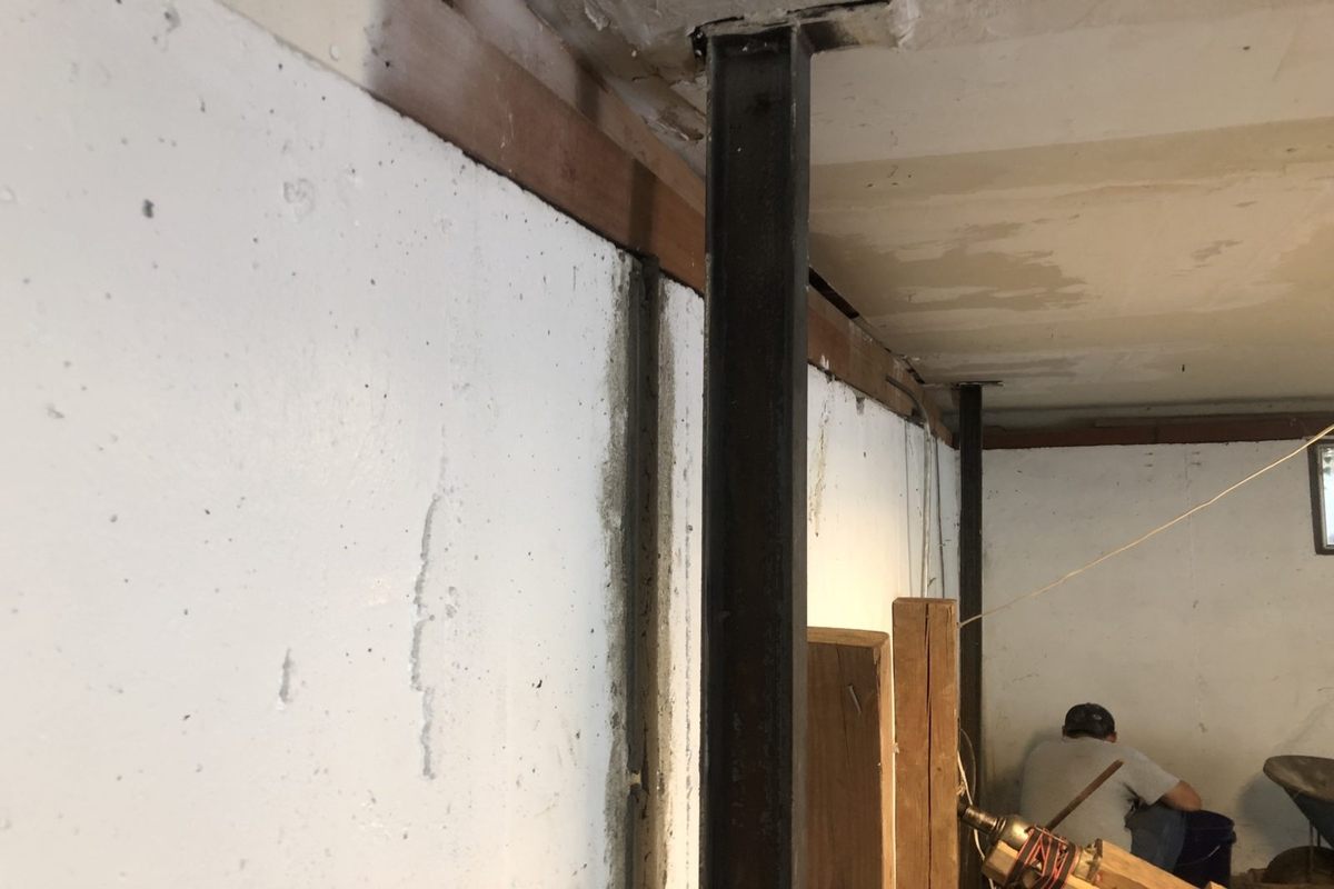 foundation settling due to shifting soil