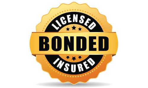 Bonded & Fully Insured - Logo