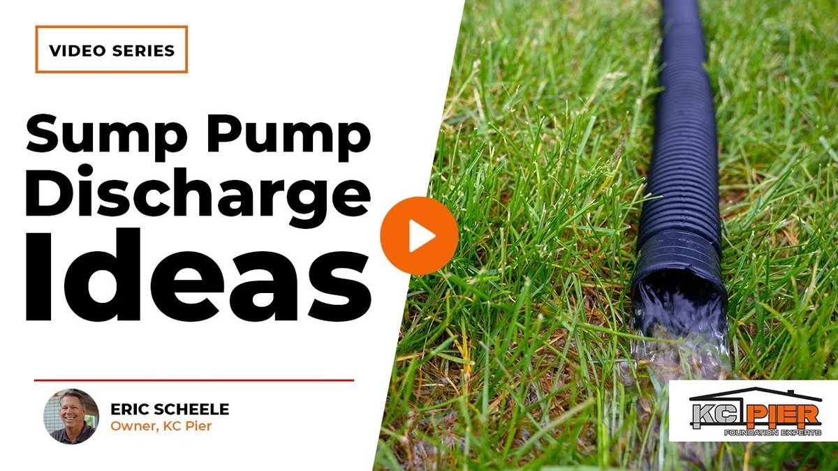 sump pump discharge ideas