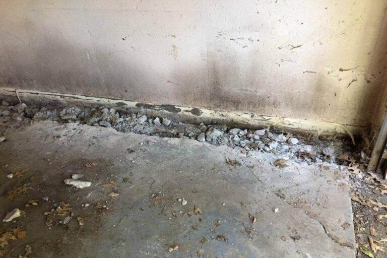 crumbling foundation