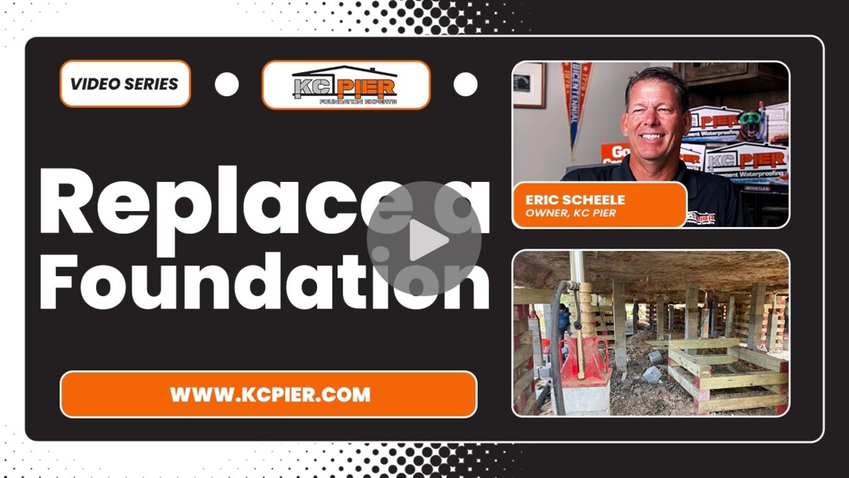 replace a foundation without lifting the house