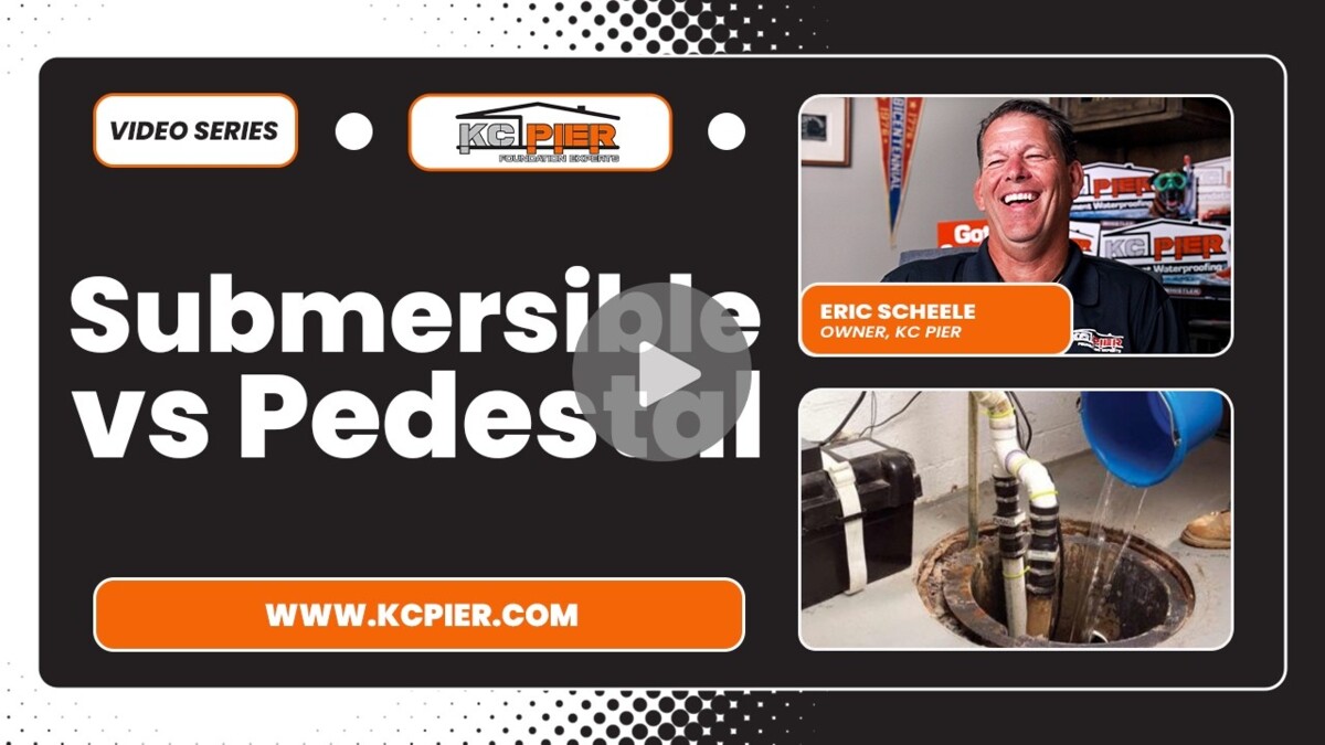 submersible or pedestal sump pump
